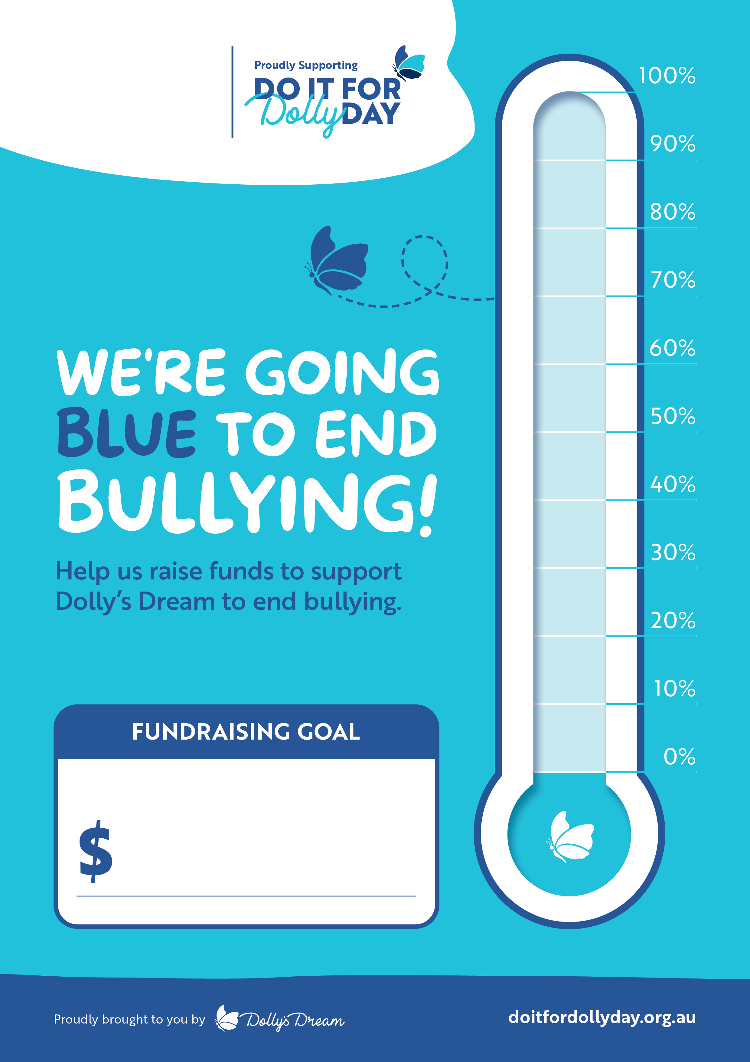 Thermometer Poster - Add your own logo